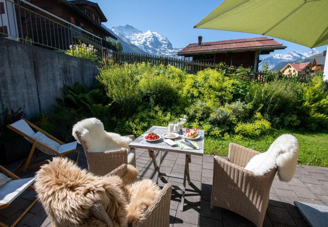 Les Residences Waldbort Wengen Esterno foto