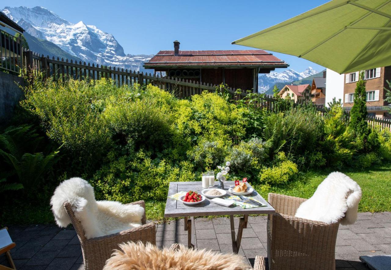 Les Residences Waldbort Wengen Esterno foto