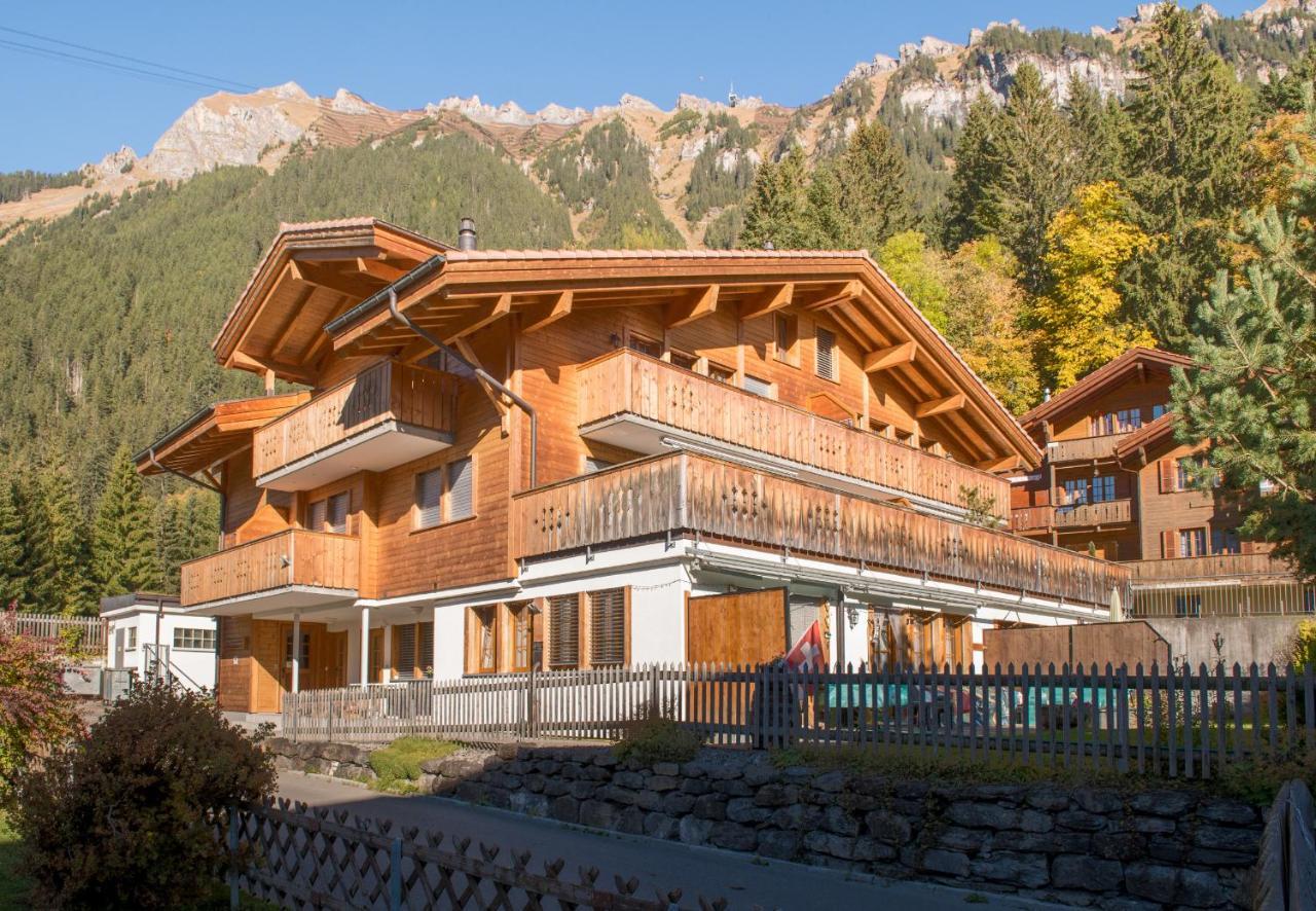 Les Residences Waldbort Wengen Esterno foto