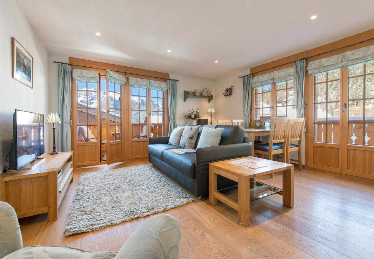 Les Residences Waldbort Wengen Esterno foto