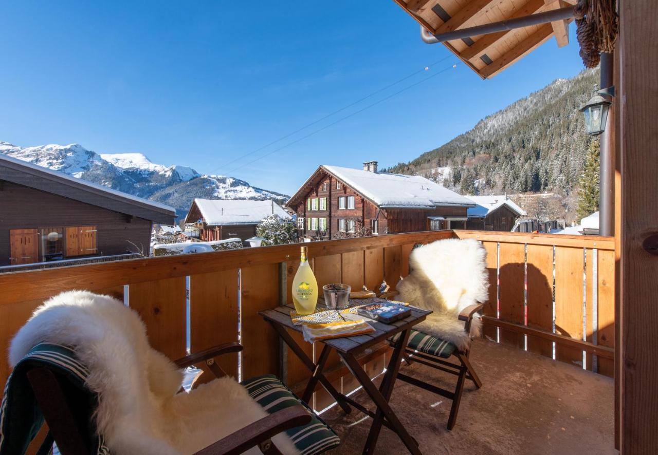 Les Residences Waldbort Wengen Esterno foto