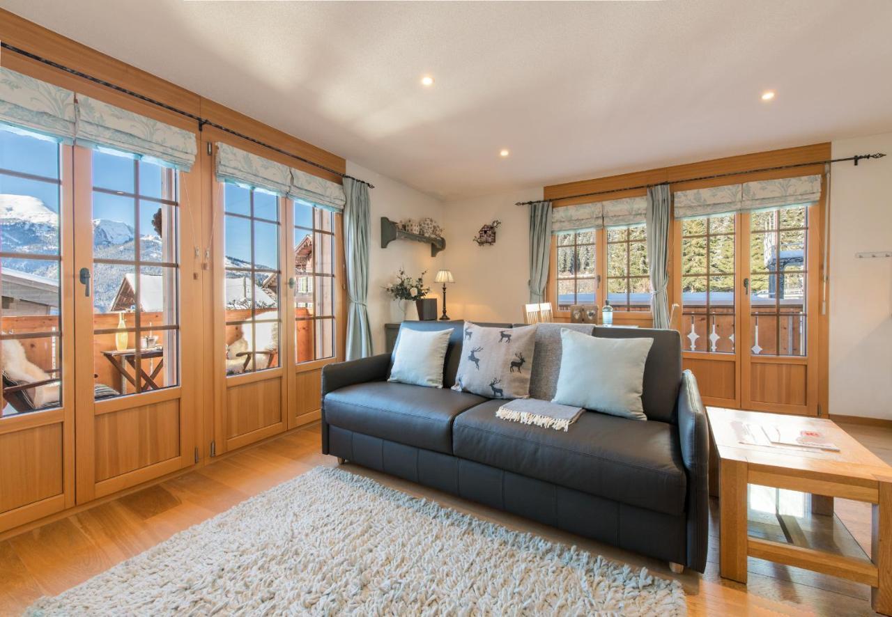 Les Residences Waldbort Wengen Esterno foto