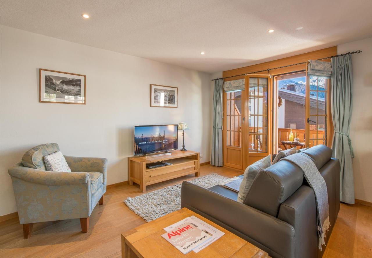Les Residences Waldbort Wengen Esterno foto