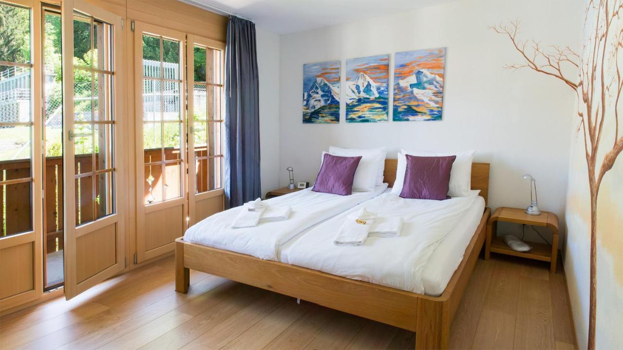 Les Residences Waldbort Wengen Esterno foto