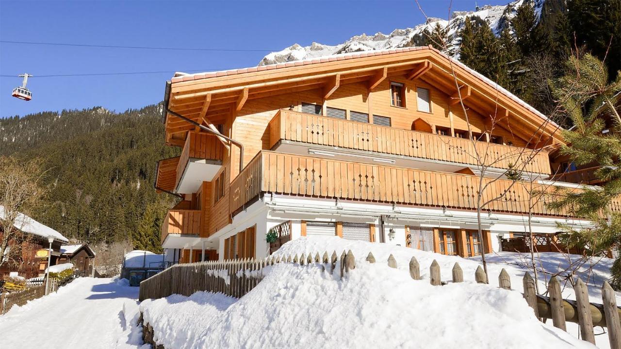 Les Residences Waldbort Wengen Esterno foto