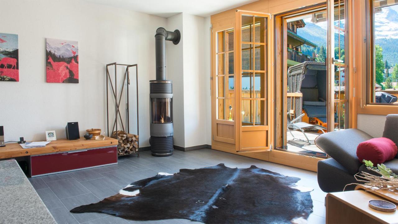 Les Residences Waldbort Wengen Esterno foto